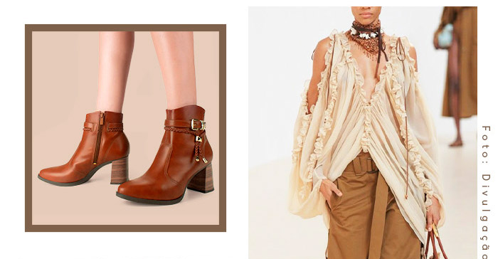 Foto de look que combina com Bota marrom Dakota.