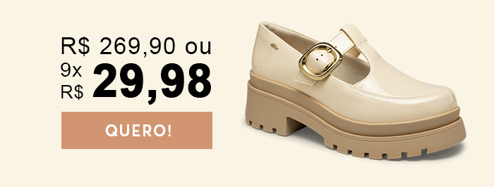 Sapato Dakota Loafer Bege