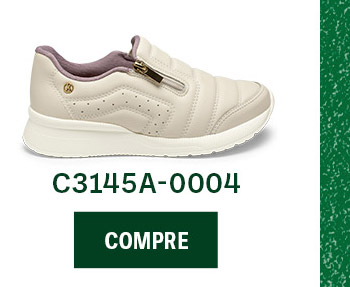 Tênis Kolosh Jogging de Calce Fácil Bege